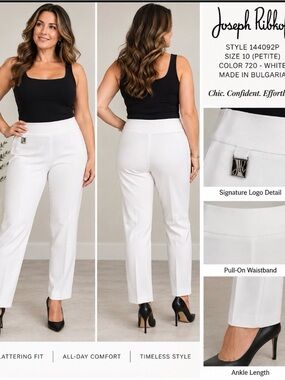 Pants Size 10 Petite Straight Leg Style 144092P